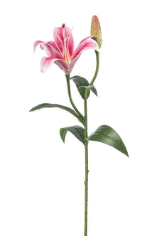 Emerald Kunstbloem Lelie roze 56cm