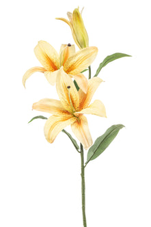 Emerald Kunstbloem Lelie Casablanca REC geel 85cm