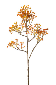 Emerald Kunstbloem Rozenbottel mini 65cm oranje