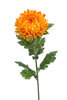 Emerald Kunstbloem Chrysant 75cm geel/oranje