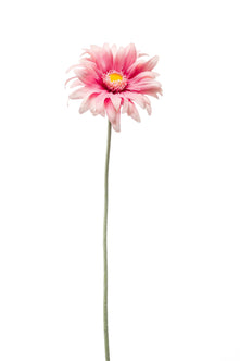 Emerald Kunstbloem Gerbera mini 50cm roze