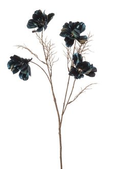 Emerald Kunstbloem Cosmos velvet 83cm blauw