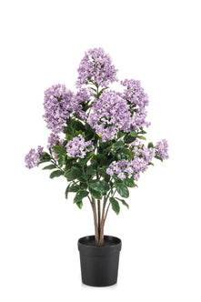 Emerald Kunstplant Sering in pot UV 65cm licht paars