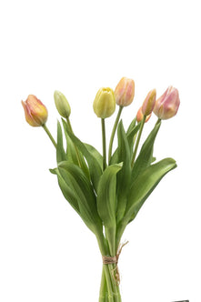 Emerald Kunstbloem Tulp Bundel 40cm peach