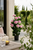 Emerald Kunstplant Hortensia in pot UV 90cm wit