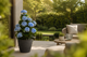 Emerald Kunstplant Hortensia in pot UV 90cm wit