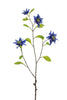 Emerald Kunstbloem Clematis blauw 75cm