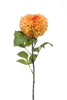 Emerald Kunstbloem Dahlia Pompon 74cm peach